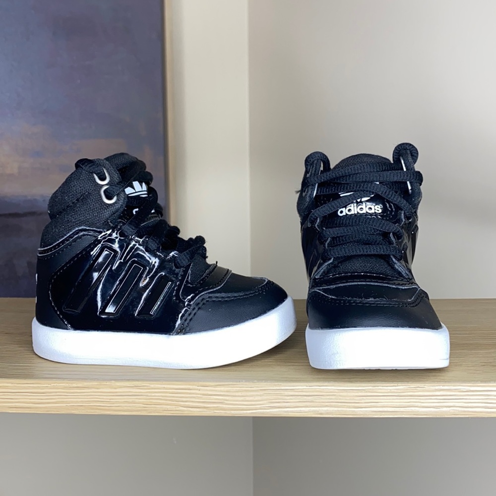 Infants Adidas high top sneakers